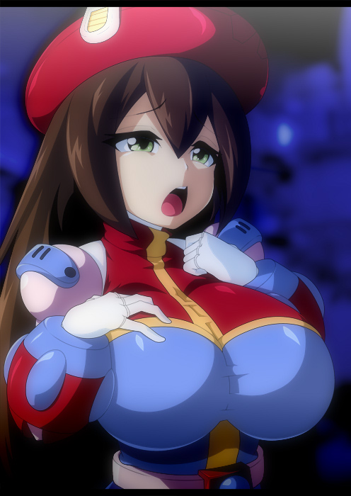 iris (mega man and 1 more) drawn by semikichi
