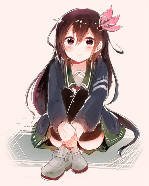 kisaragi and kisaragi kai ni (kantai collection) drawn by itomugi-kun