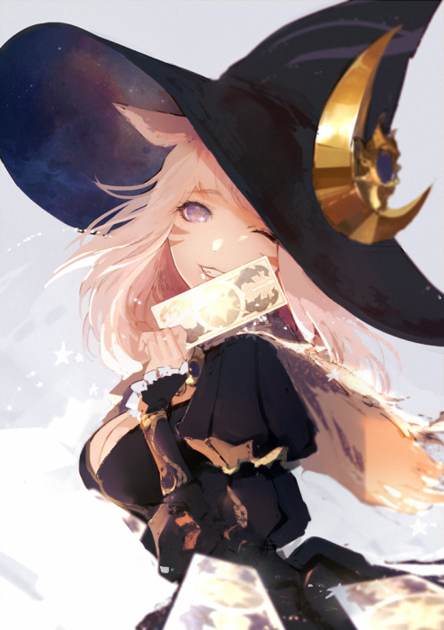 warrior of light and astrologian (final fantasy and 1 more) drawn by nido_celisius
