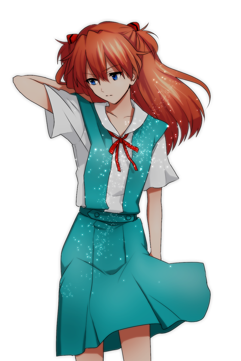 souryuu asuka langley (neon genesis evangelion) drawn by isamu