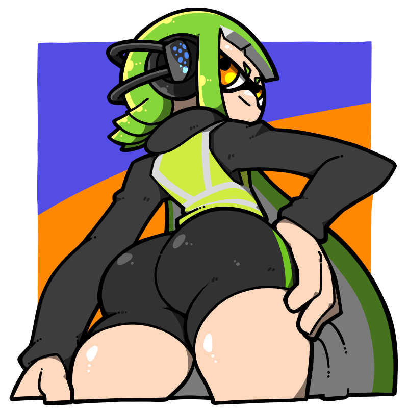 inkling player character, inkling girl, and agent 3 (splatoon and 1 more) drawn by name_omoitukan2