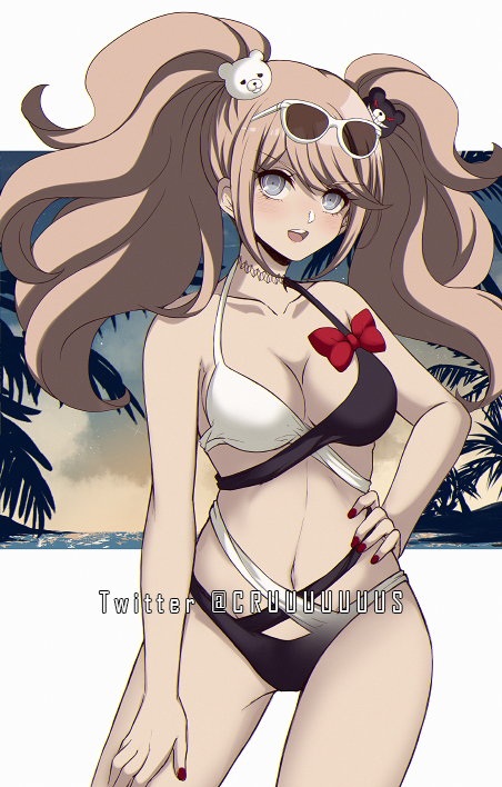 enoshima junko (danganronpa and 1 more) drawn by criis-chan