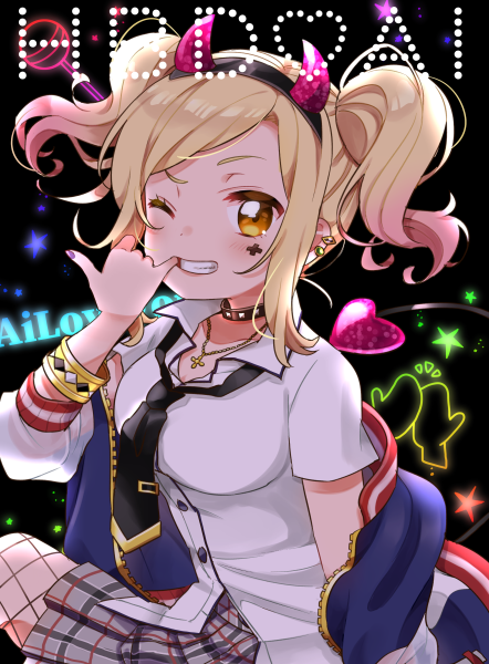 miyashita ai (love live! and 1 more) drawn by izumi_kirifu