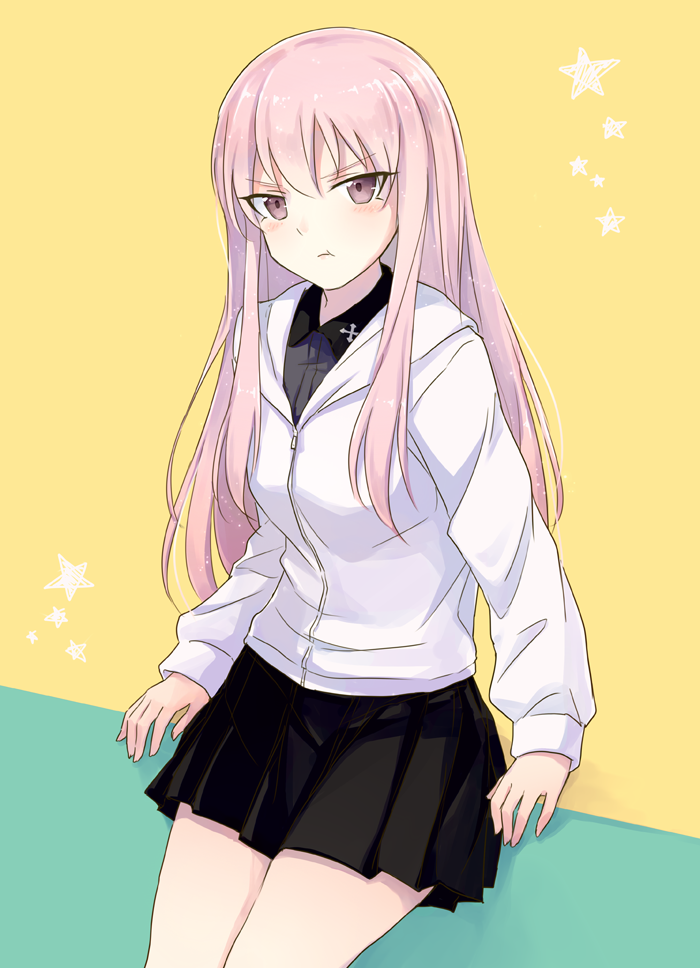 sheska (girls und panzer and 1 more) drawn by viscount_shishamo
