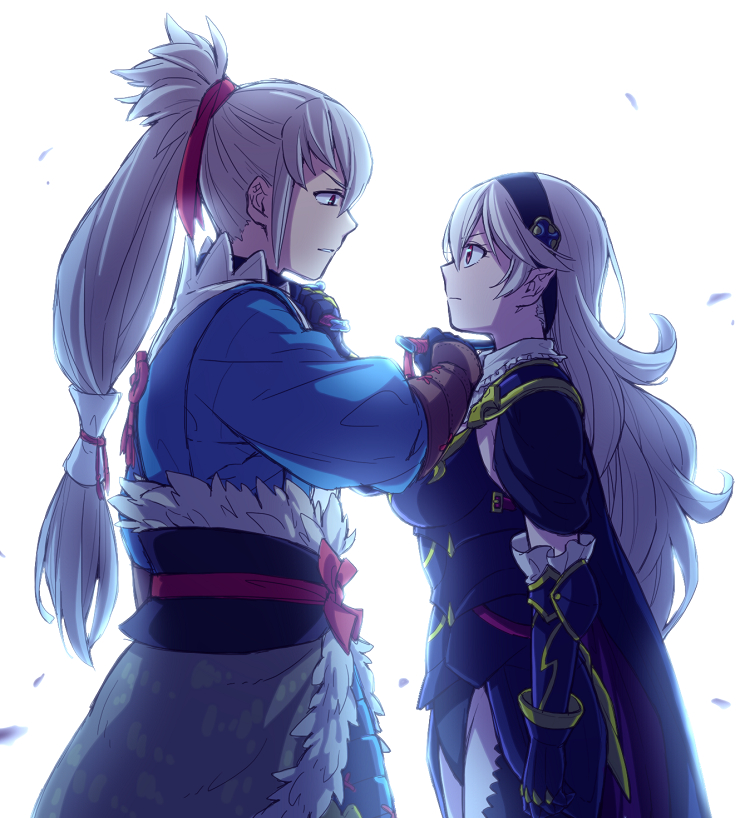 female corrin and takumi (fire emblem and 1 more) drawn by hiyori_(rindou66)