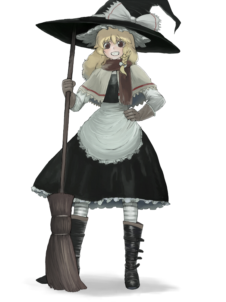 kirisame marisa (touhou and 1 more) drawn by motsuni_(artist)