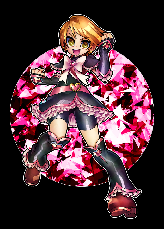 misumi nagisa and cure black (precure and 1 more) drawn by senmu_(0107)