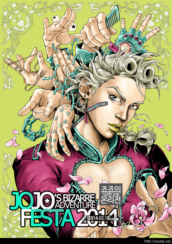 joseph joestar, kujo jotaro, kujo jolyne, giorno giovanna, jonathan joestar, and 3 more (jojo no kimyou na bouken and 8 more) drawn by zfmen