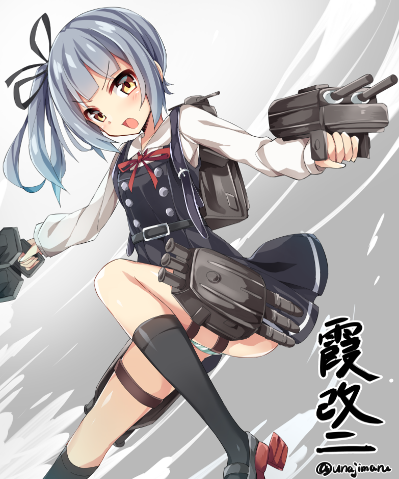 kasumi and kasumi kai ni (kantai collection) drawn by unacchi_(nyusankin)