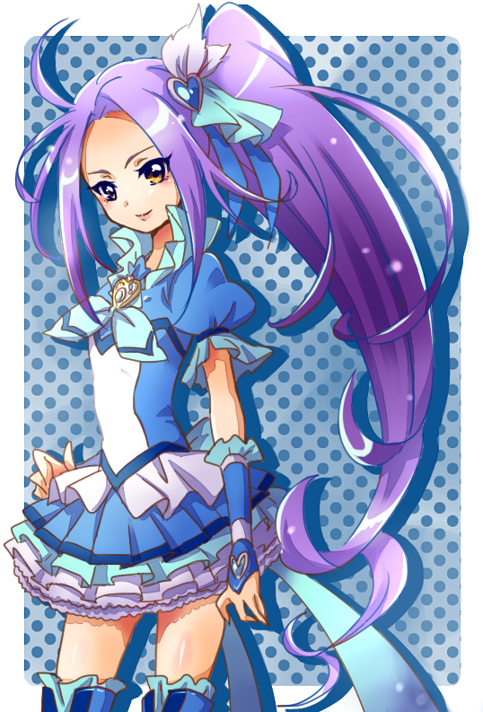 kurokawa eren, seiren, and cure beat (precure and 1 more) drawn by haori_(ki-na-ri)