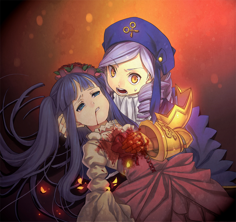 furudo erika and dlanor a. knox (umineko no naku koro ni and 1 more) drawn by misti