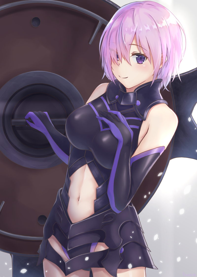 mash kyrielight (fate and 1 more) drawn by razaria