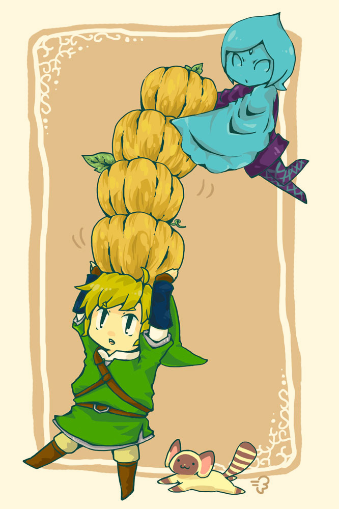 link, fi, and remlit (the legend of zelda and 1 more) drawn by umehatsuzuki