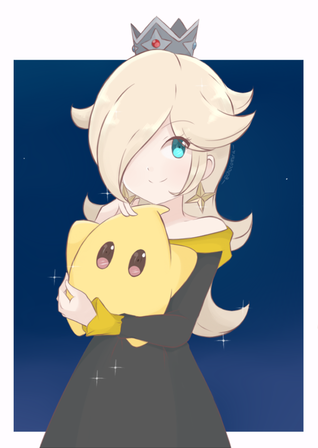 rosalina and luma (mario) drawn by chocomiru