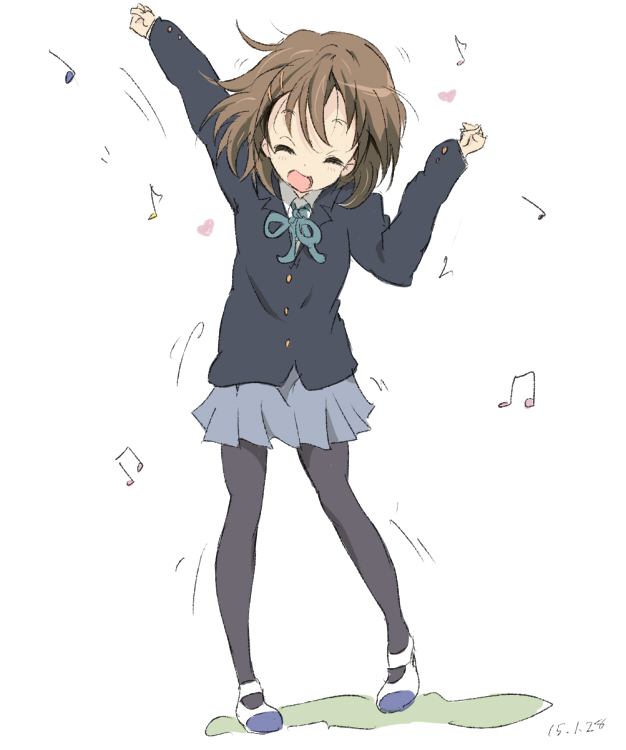 hirasawa yui (k-on!) drawn by core_(mayomayo)