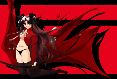 tohsaka rin (fate and 1 more) drawn by nagare_hyougo