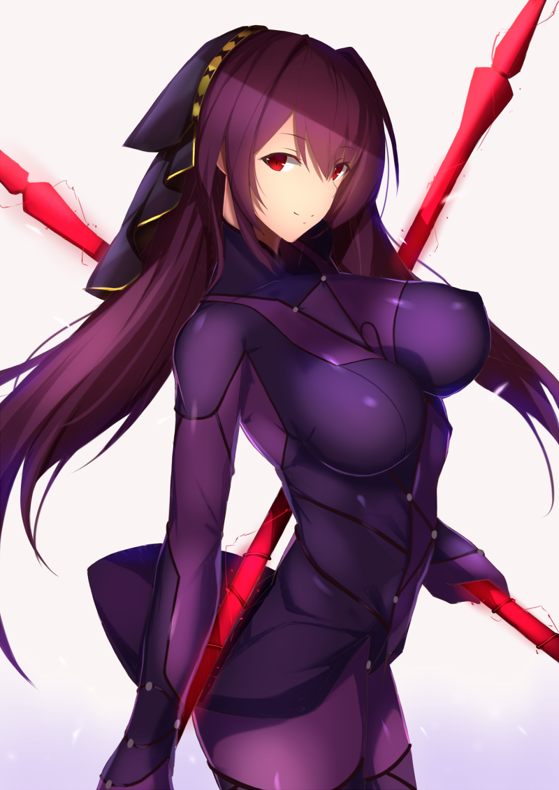 scathach (fate and 1 more) drawn by kameponde