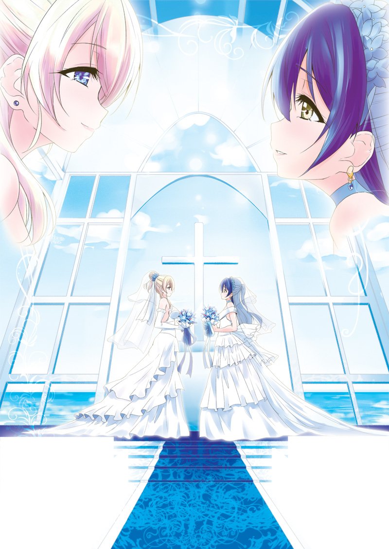sonoda umi and ayase eli (love live! and 1 more) drawn by urutsu_sahari