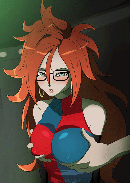 android 21 (dragon ball and 1 more) drawn by deareditor