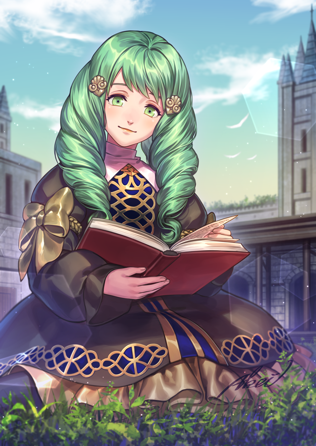 flayn (fire emblem and 1 more) drawn by iroha_(akei0710)