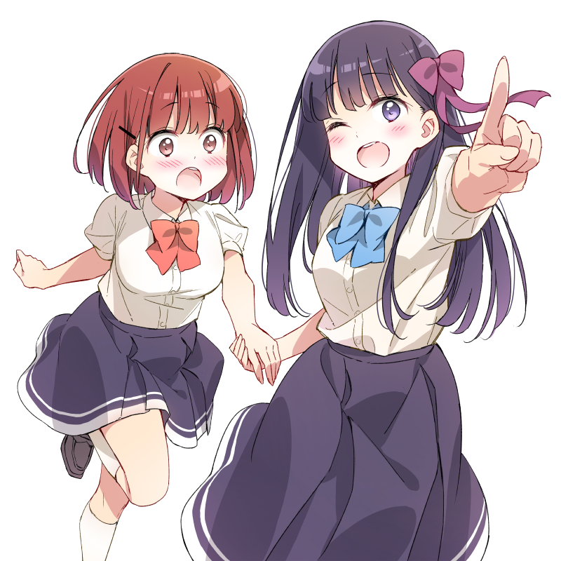 hinamori ichigo and suou yaya (original and 1 more) drawn by tsuke_(maholabo)