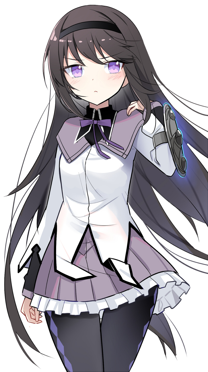 akemi homura (mahou shoujo madoka magica) drawn by e.o.