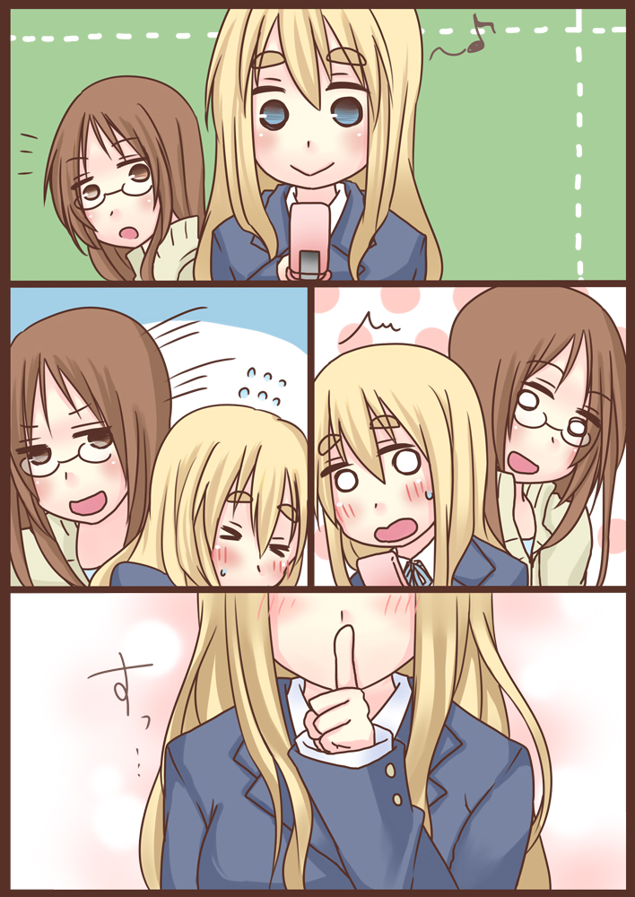 kotobuki tsumugi and yamanaka sawako (k-on!) drawn by aoiz