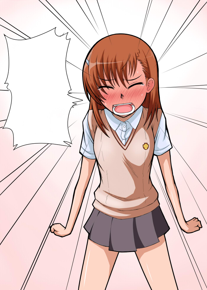misaka mikoto (toaru majutsu no index) drawn by okota1869