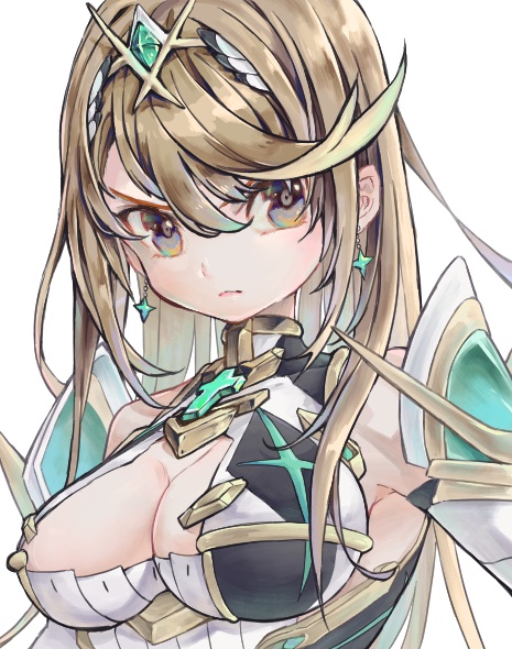 mythra (xenoblade chronicles and 1 more) drawn by aya_(ay_oekaki)