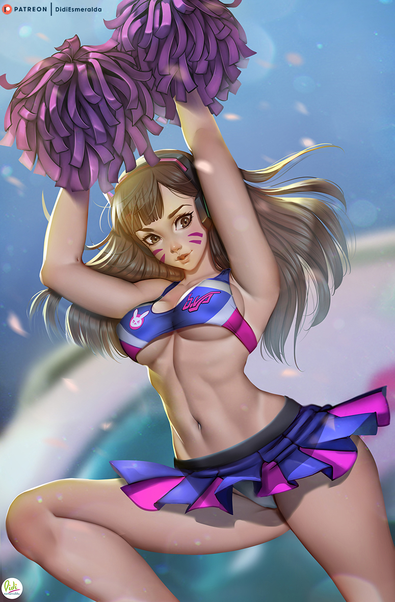 d.va (overwatch and 1 more) drawn by didi_esmeralda