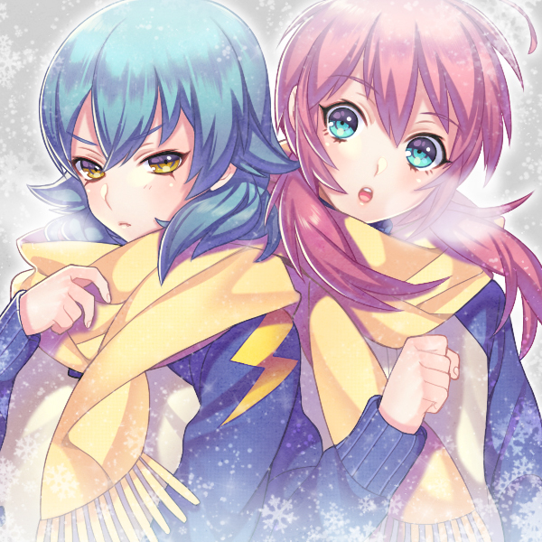 kirino ranmaru and kariya masaki (inazuma eleven and 1 more) drawn by sencha_(senchat)