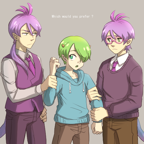 mike wazowski and randall boggs (monsters inc. and 1 more) drawn by nagatobi