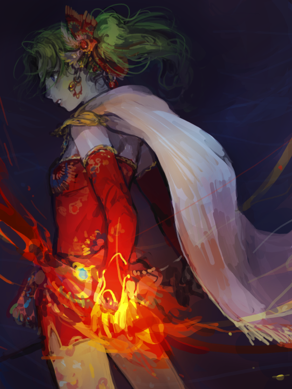 terra branford (final fantasy and 1 more) drawn by akaneko_(redakanekocat)