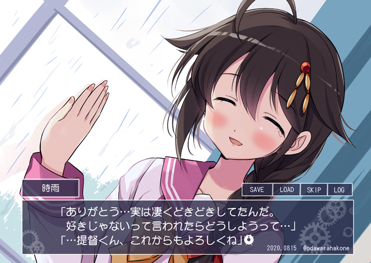 shigure and shigure kai ni (kantai collection) drawn by odawara_hakone