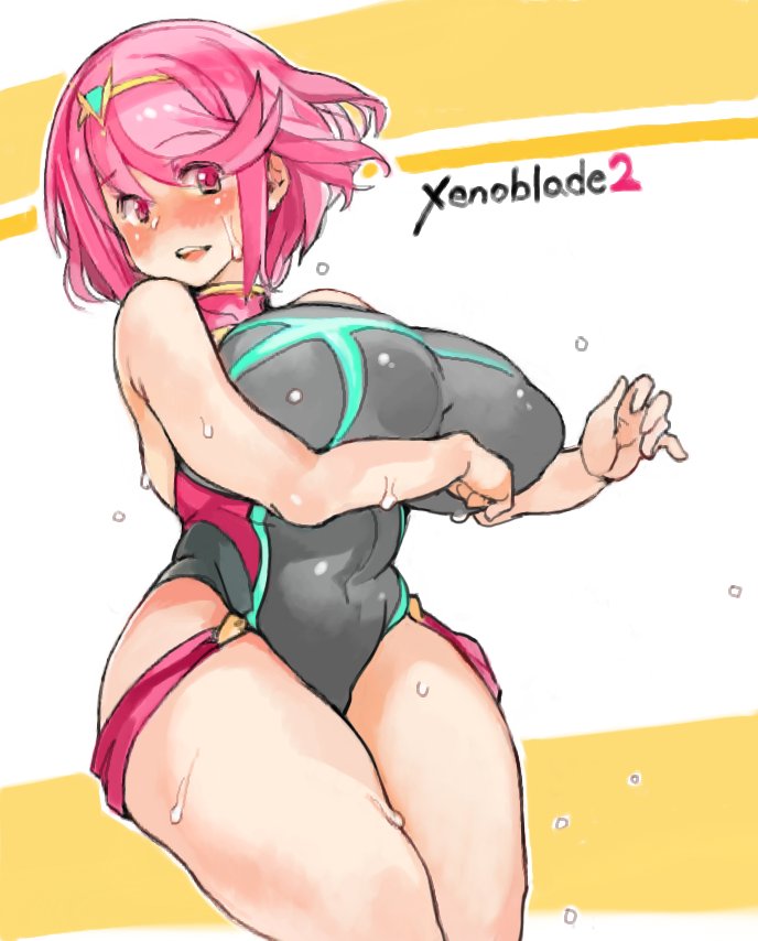 pyra (xenoblade chronicles and 1 more) drawn by sachito