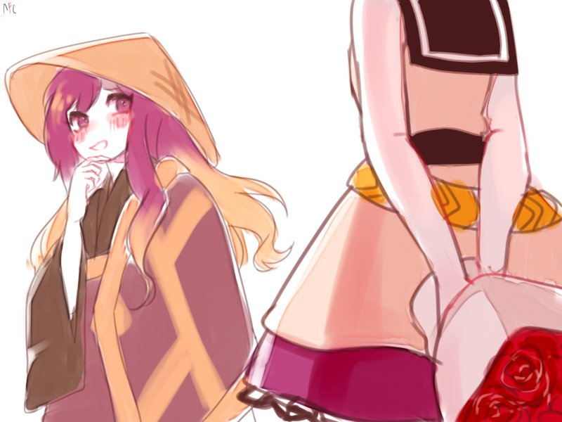 hijiri byakuren and toyosatomimi no miko (touhou) drawn by shan