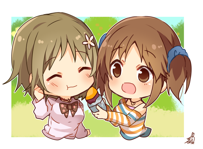 mimura kanako and totoki airi (idolmaster and 1 more) drawn by omuretsu