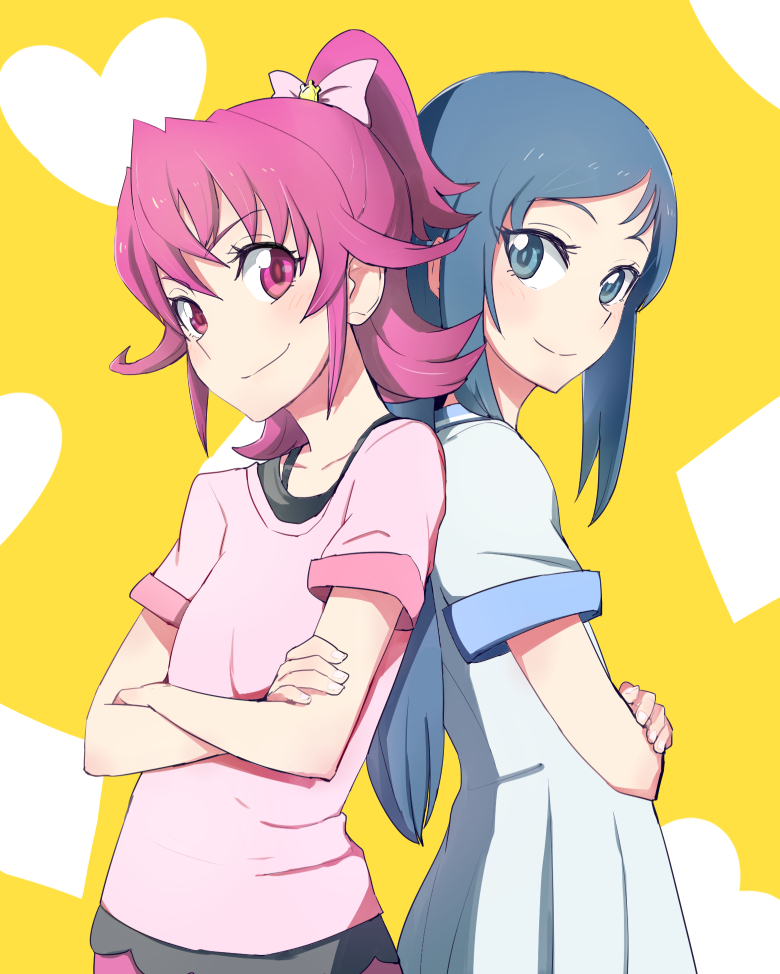 hishikawa rikka and aida mana (precure and 1 more) drawn by ayatori_(sensei_heroism)
