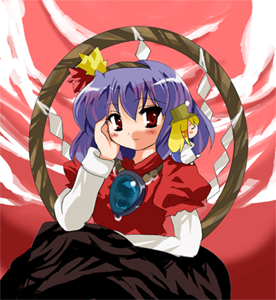 moriya suwako and yasaka kanako (touhou) drawn by sasuke_(sasuke_no_sato)