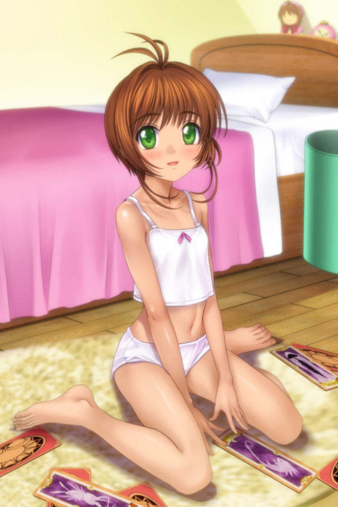 kinomoto sakura, shadow, jump, and change (cardcaptor sakura) drawn by mutsuki_(moonknives)