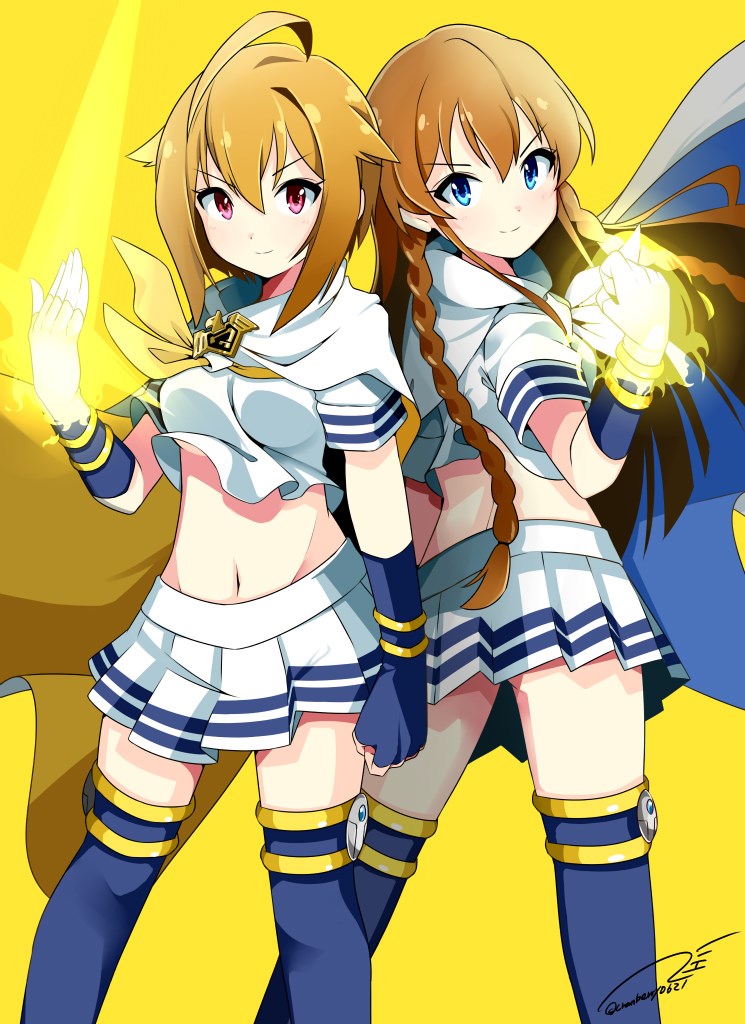 ibuki tsubasa and kousaka umi (idolmaster and 2 more) drawn by cranberry0621