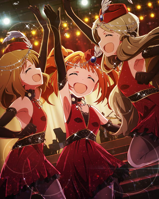 takatsuki yayoi, suou momoko, and handa roco (idolmaster and 1 more)