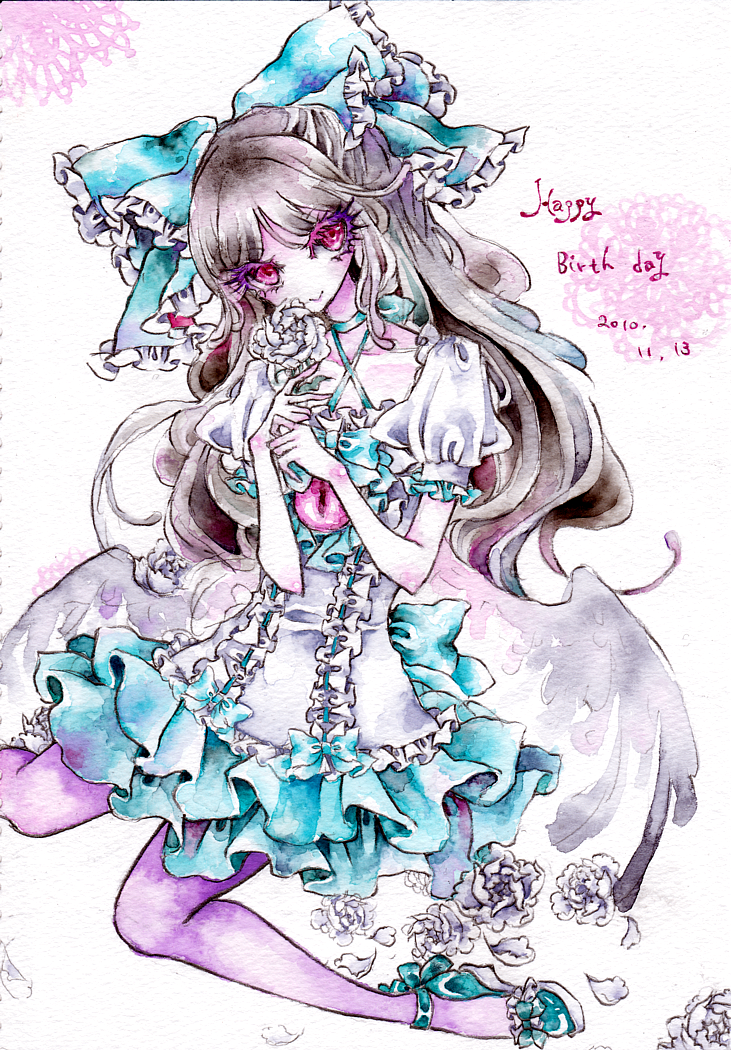 reiuji utsuho (touhou) drawn by miri_(tobira_no_mukou)