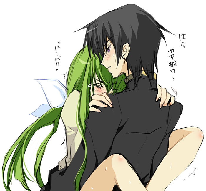 c.c. and lelouch vi britannia (code geass) drawn by creayus