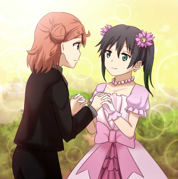uehara ayumu and takasaki yu (love live! and 1 more) drawn by raya_(yuri15923)