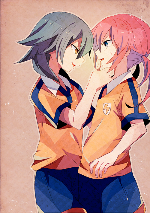 kirino ranmaru and kariya masaki (inazuma eleven and 1 more) drawn by hage_ta