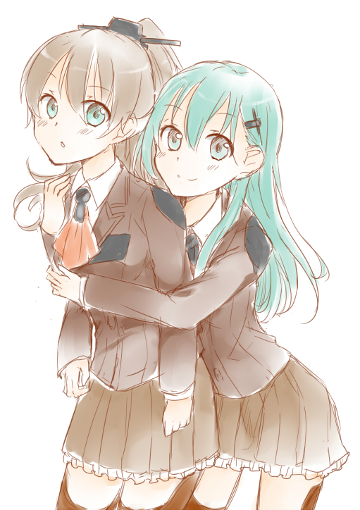 suzuya and kumano (kantai collection) drawn by shimoku_reyu
