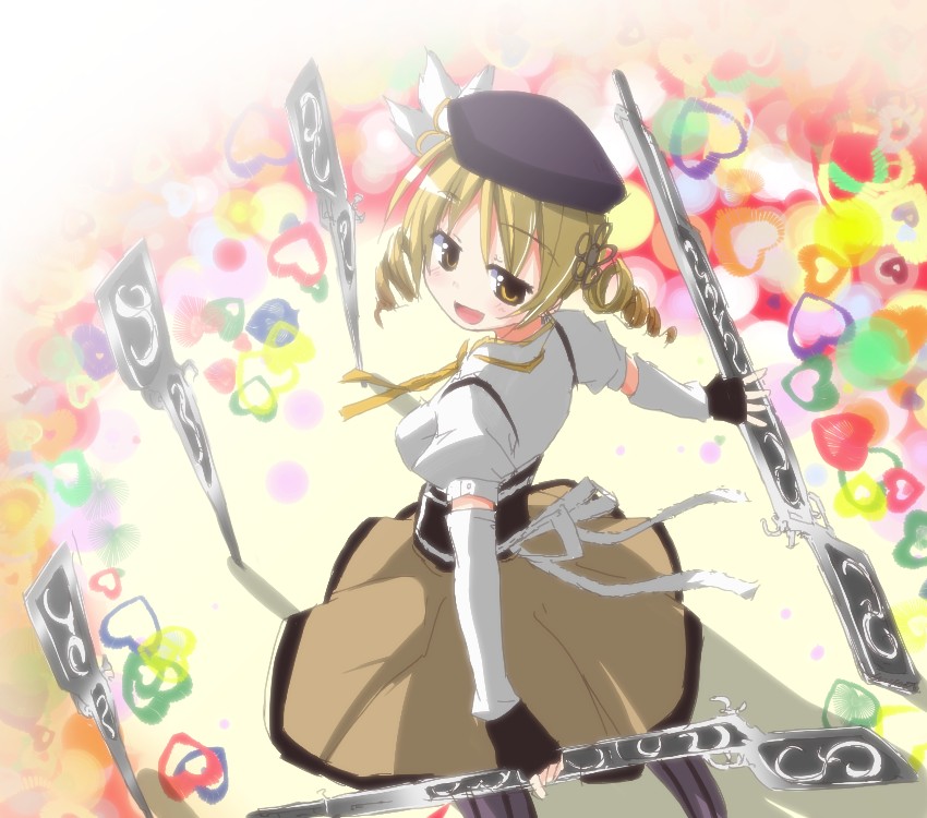 tomoe mami (mahou shoujo madoka magica) drawn by hoshi_umi