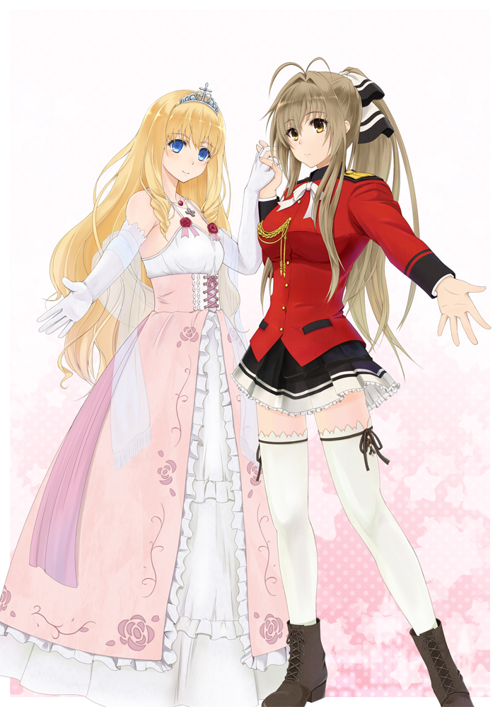 sento isuzu and latifa fleuranza (amagi brilliant park) drawn by zoom_(artist)