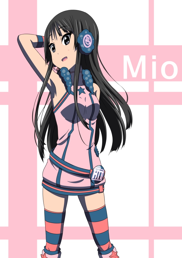 akiyama mio and sf-a2 miki (vocaloid and 1 more) drawn by oku_no_shi